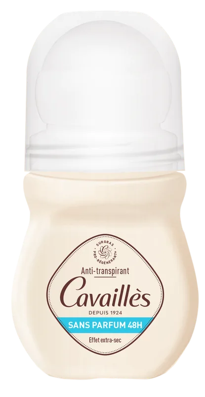 Roge Cavailles Déo soin Régulateur Roll on sans parfum 50 ml