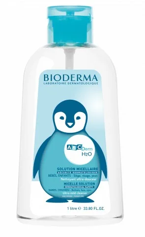 Bioderma Abcderm h2o 1 L pompe inverse