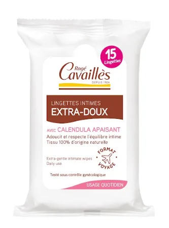 Roge Cavailles Lingettes Extra Douces 15 U