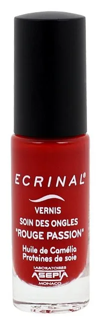 Ecrinal Vernis Soin rouge passion 6 ml