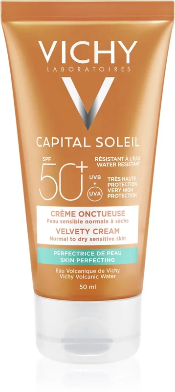 Vichy Capital Soleil crème onctueuse perfectrice de peau spf50
