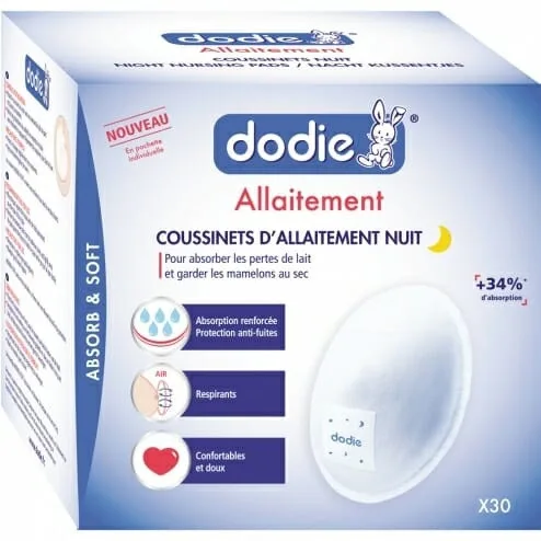 Dodie Coussinet d'Allaitement Nuit X30