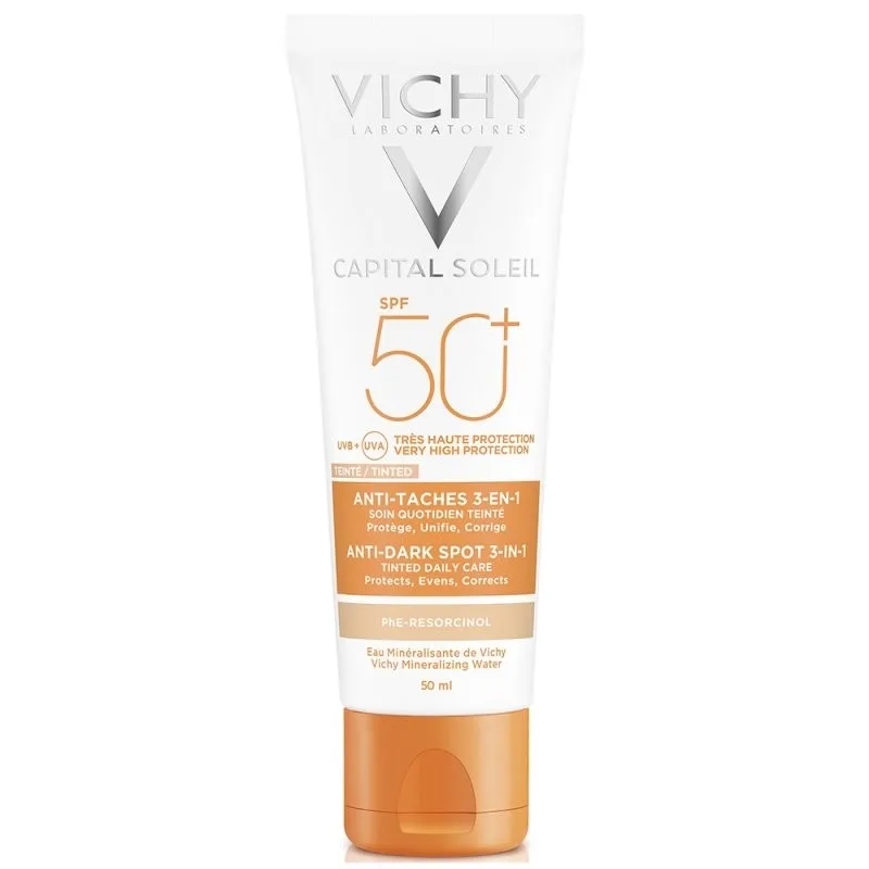 Vichy Capital Soleil Crème Anti-Taches Teinté 3 en 1 SPF 50+