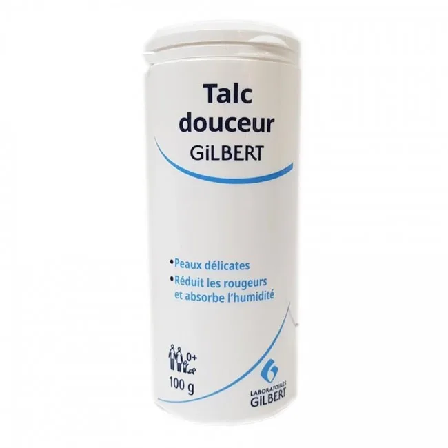 Gilbert Talc Douceur Flacon Poudreur 100 g