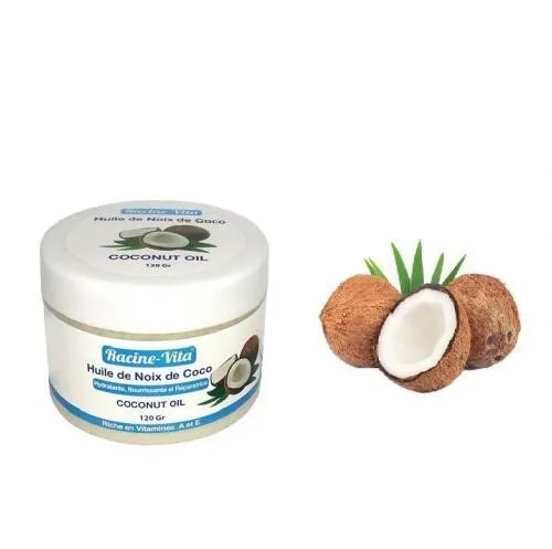 Racine-Vita Huile noix de coco en pot 120 g