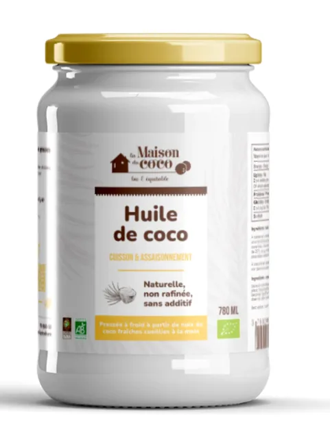 Maison de coco Huile Vierge de Noix de Coco, BIO 700 g