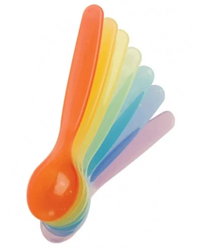 Farlin Cuillére en Couleur 7 Pcs 12M+