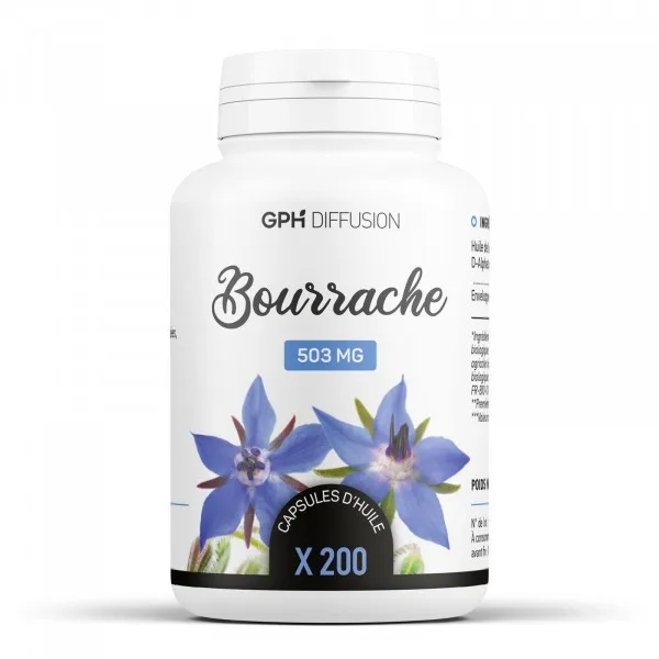 Gph Diffusion Bourrache Bio 200 capsules