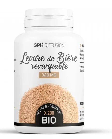 Gph Diffusion Levure de Biere Revivifiable 200 gélules
