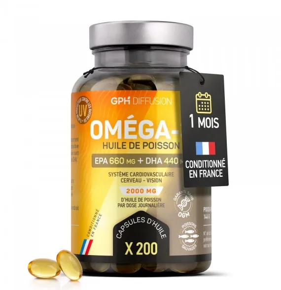 Gph Diffusion Omega 3 200 Capsules