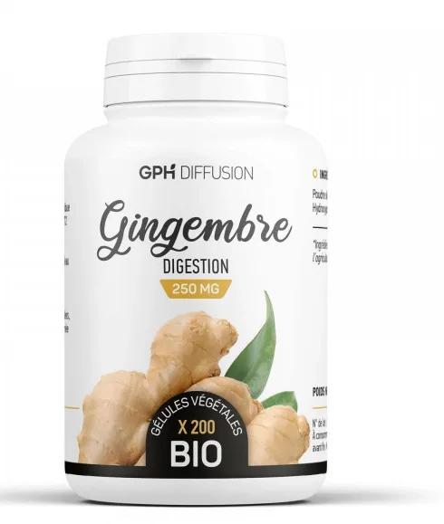 Gph Diffusion Gingembre Bio 200 gélules