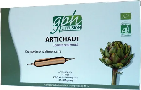 Gph Diffusion Artichaut BIO 20 ampoules de 15 ml