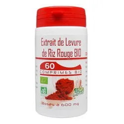 Gph Diffusion Extrait de Levure de Riz Rouge 60 comprimes