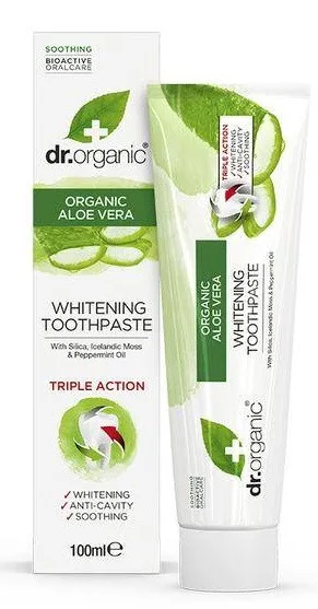 Dr.Organic Dentifrice à l'aloe vera 100 ml