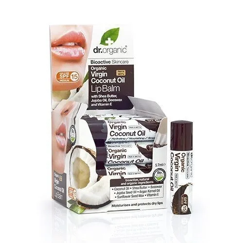 Dr.Organic Baume lèvres au coco 5.7 ml