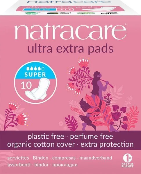 Natracare Serviette Ultra Extra Super 10 U