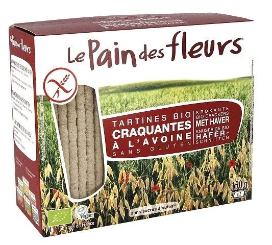 Pain des fleurs Tartines Craquantes avoine 150 g