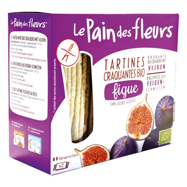 Le Pain des Fleurs Tartines Craquantes Figue 150 g