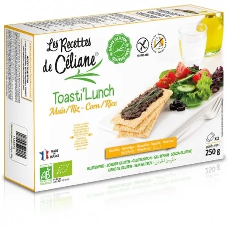 Les Recettes de Céliane Toasti Lunch Mais et Riz 250 g