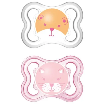 MAM Air Sucette 0-6 Mois Silicone Fille