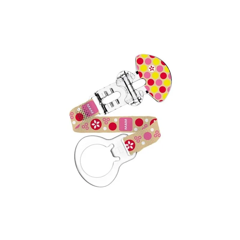 MAM Attache Sucette rose