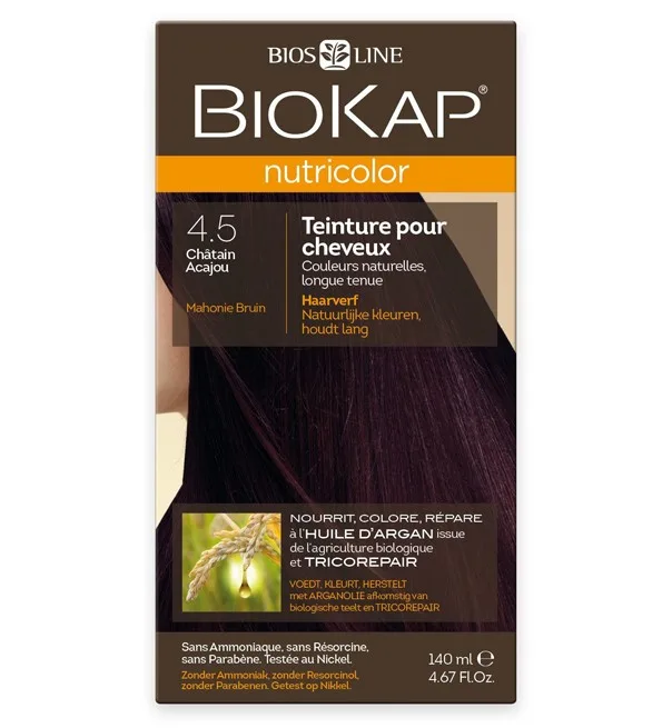 Biokap Nutricolor 4.5 Châtain acajou