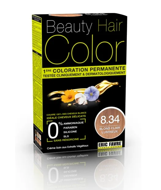 Beauty Hair Color Blond Clair Lumineux 8.34 - 160 ml