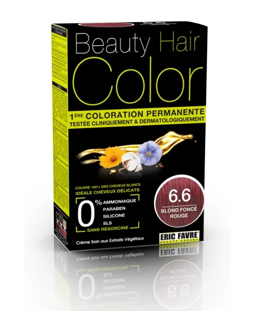 Beauty Hair Color Blond Foncé Rouge 6.6 - 160 ml