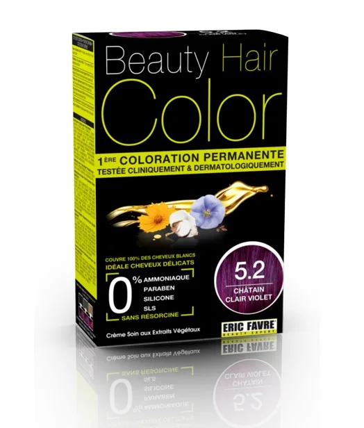 Beauty Hair Color Châtain Clair Violet 5.2 - 160 ml