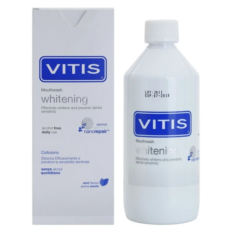 Vitis Bain de Bouche blancheur Whitening 500 ml