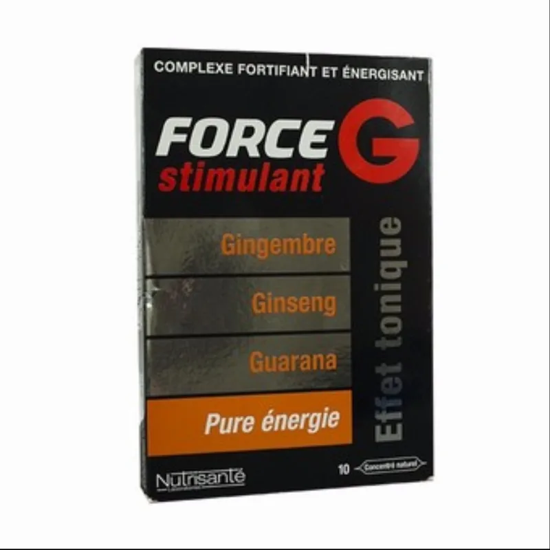 Nutrisante Force G Stimulant Ampoule Buvable 10 ml X 10