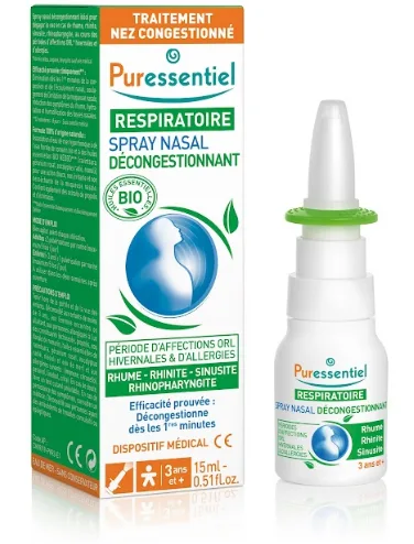 Puressentiel Spray nasal hypertonique respiratoire -15 ml