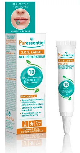 Puressentiel SOS labial gel réparateur 10 He -5 ml