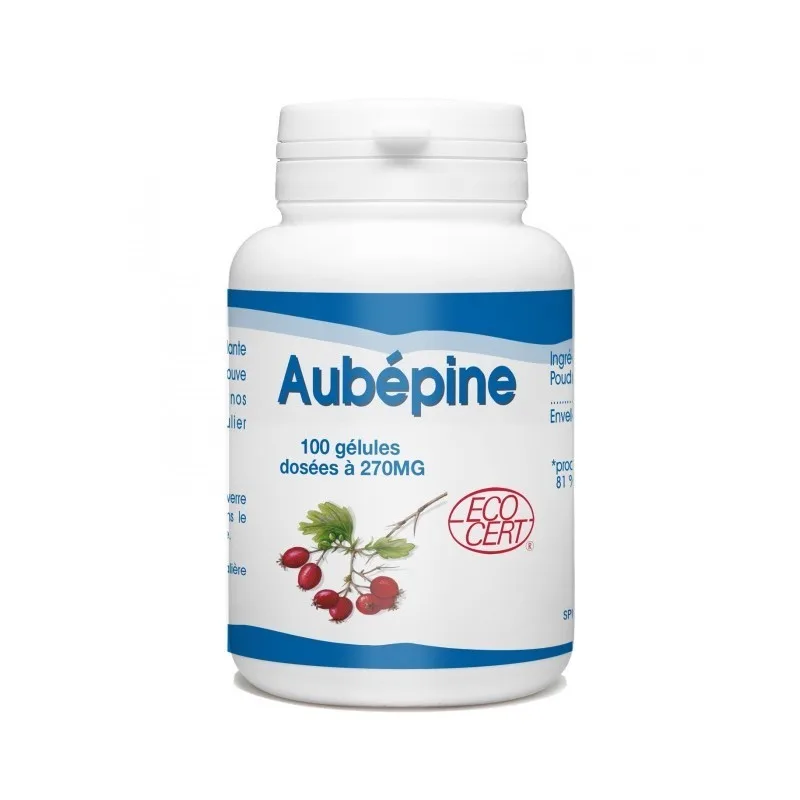Gph Diffusion Aubépine BIO - 270 mg - 100 gélules