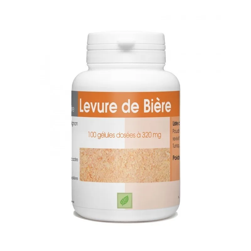 Gph Diffusion Levure de Bière - Revivifiable - 320 mg - 100 gélules