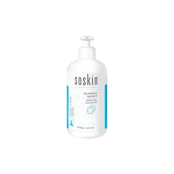 Soskin baby care lait nettoyant hydratant 500 ml