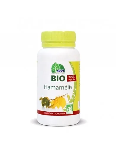 Mgd nature bio hamamélis 90 gelules