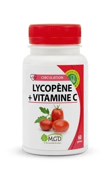 Mgd nature lycopène + vitamine c 60 gélules