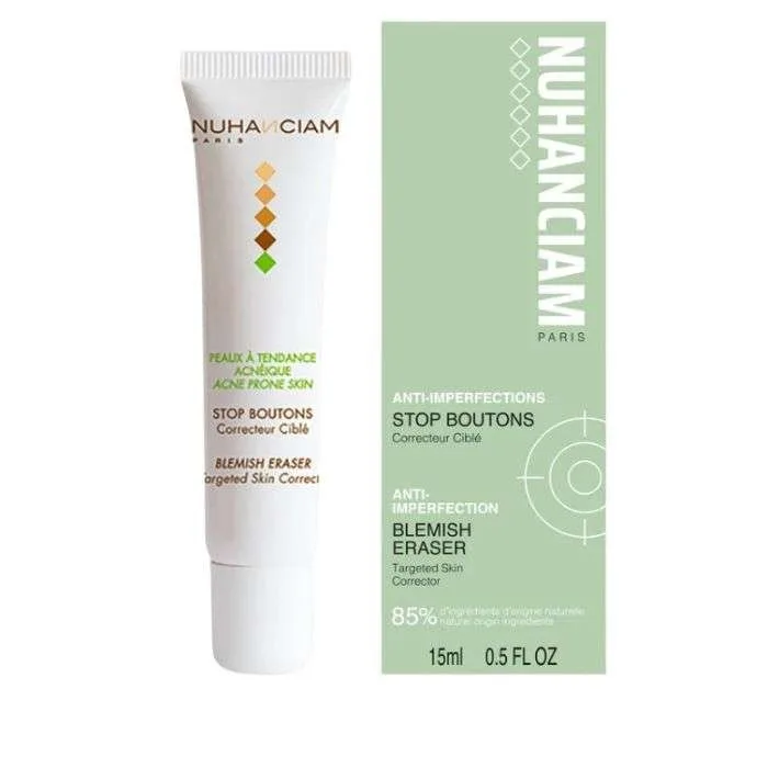 Nuhanciam stop boutons peaux à tendance acnéique correcteur ciblé 15 ml