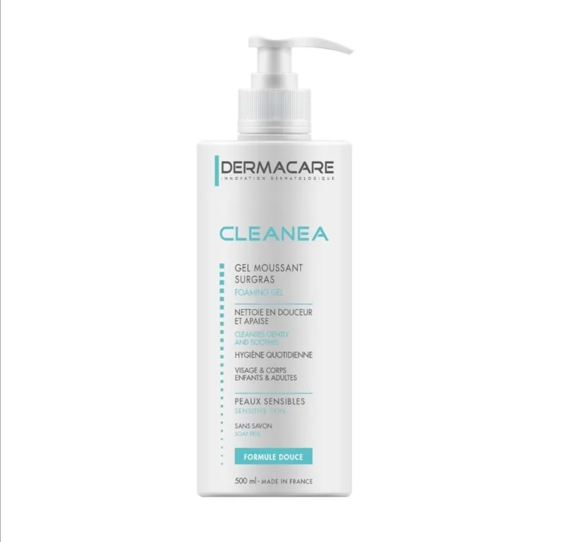 Dermacare Cleanea Gel Moussant Surgras 500 ml