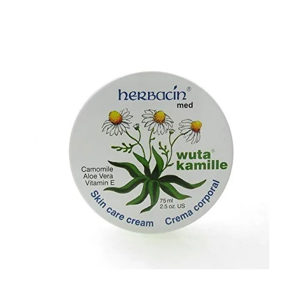 Herbacin wuta kamille crème pour la peau tin 75 ml