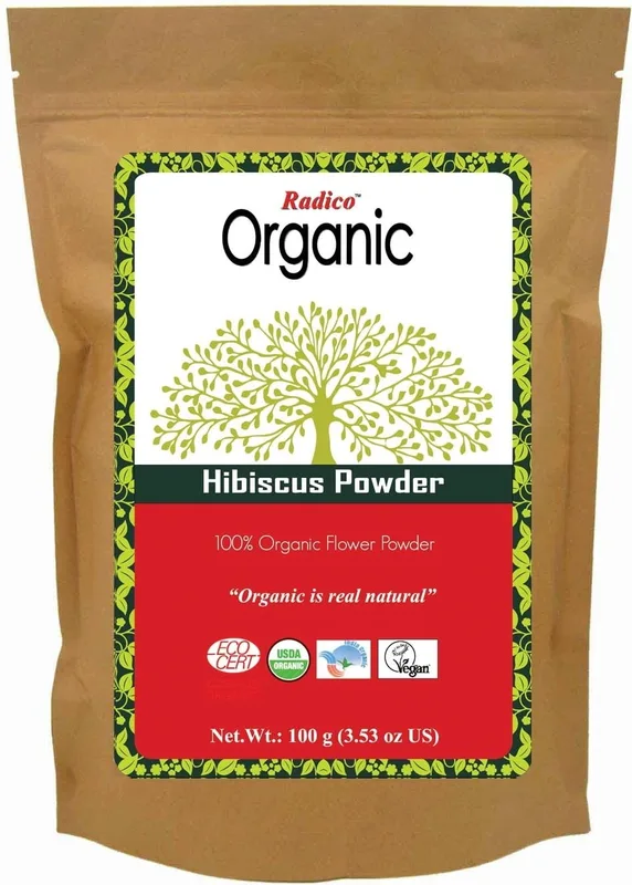 Radico Organic Hair Color Hibiscus Powder