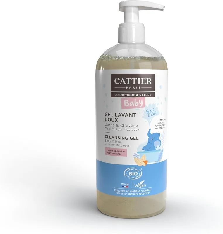 Cattier Gel Lavant Doux Cheveux et Corps 500 ml