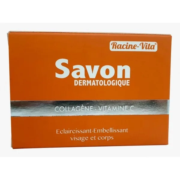 Racine-Vita savon dermatologique éclaircissant a la collagène et vitamine C