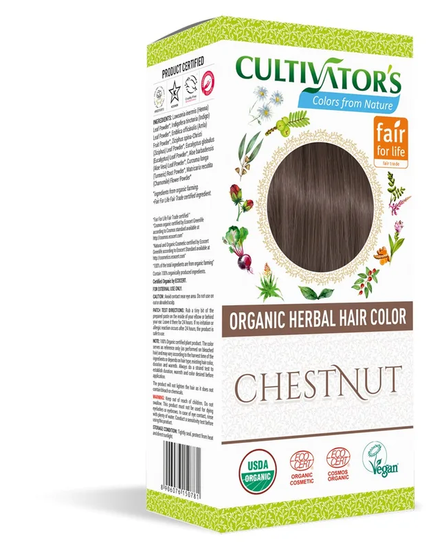 Cultivator's Organic Herbal Hiar Color Chestnut