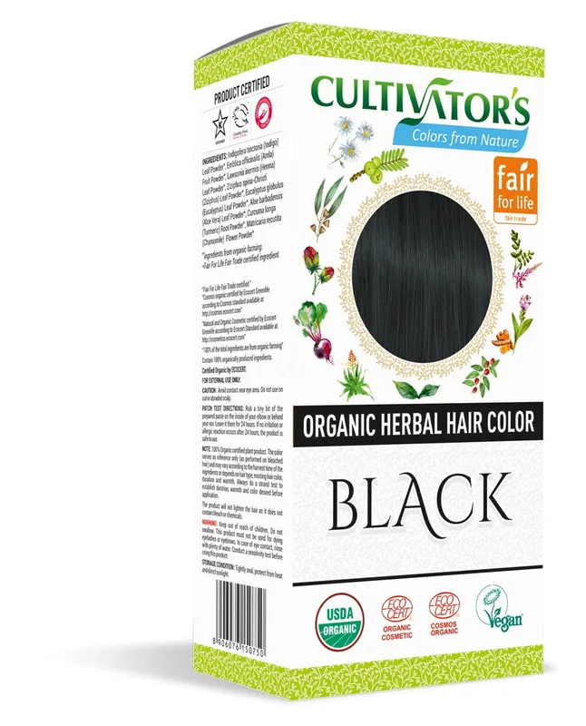 Cultivator's Organic Herbal Hiar Color Black