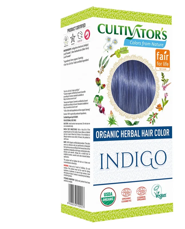 Cultivator's Organic Herbal Hiar Color Indigo