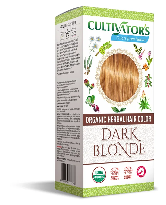 Cultivator's Organic Herbal Hiar Color Dark Blonde