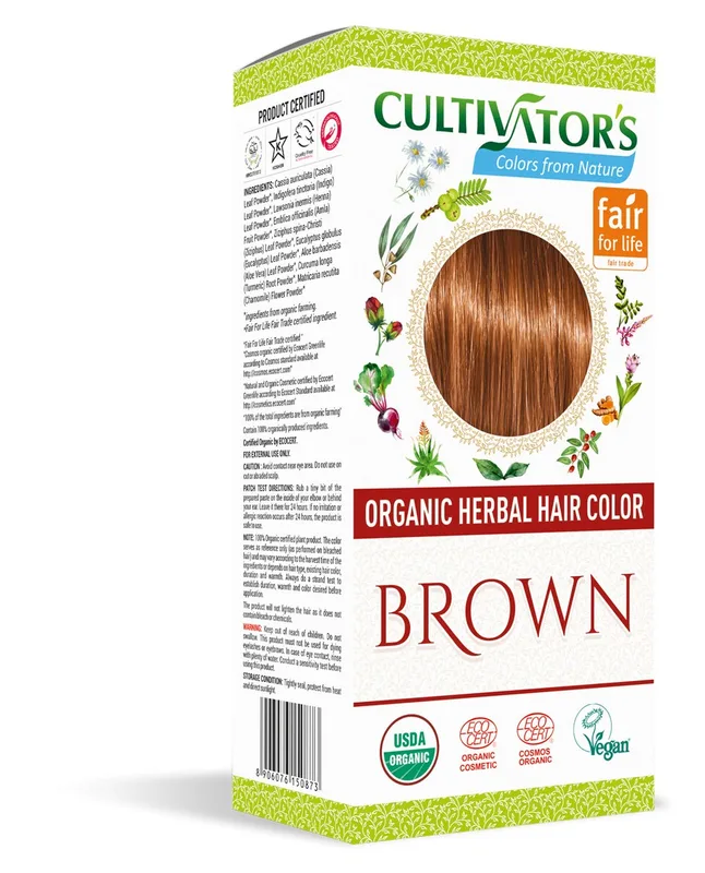 Cultivator's Organic Herbal Hiar Color Brown