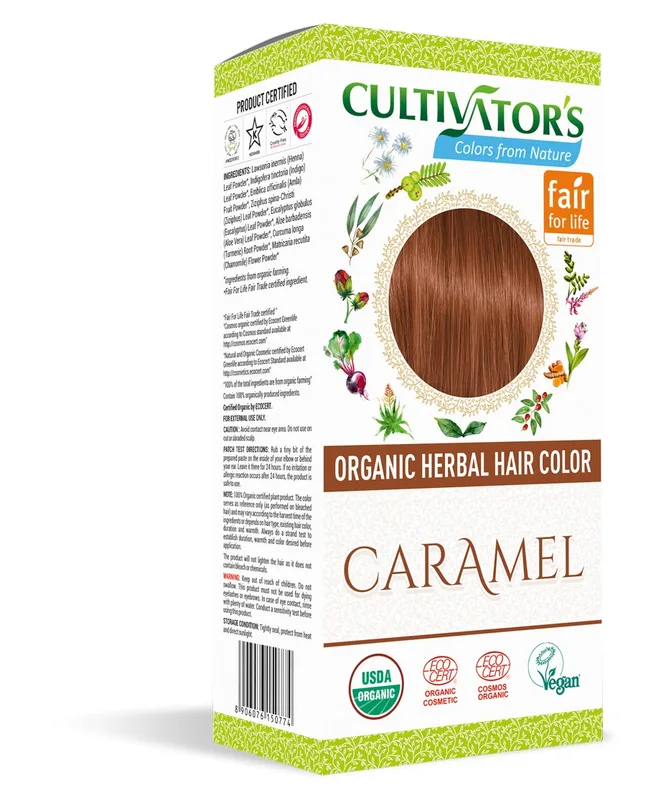 Cultivator's Organic Herbal Hiar Color Caramel